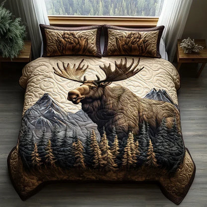 Quilted Duvet Cover Set of 3 Pieces – Forest Animals