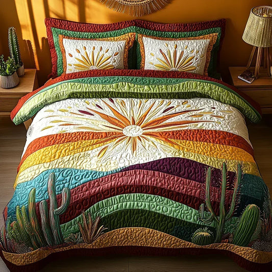 3-Piece Mattress Set – Sunset on the Cacti