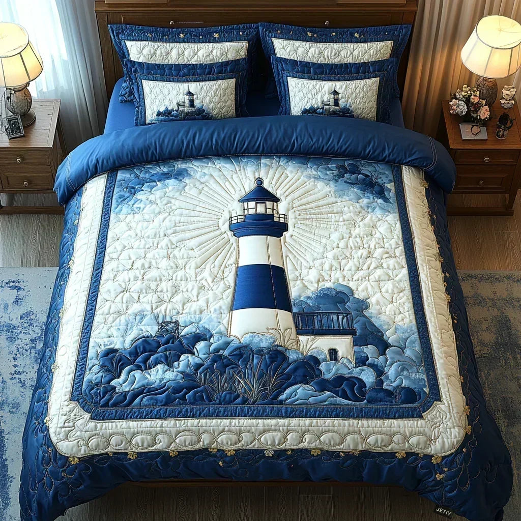 Mattress Duvet Cover 3-Piece – Lighthouse Breeze