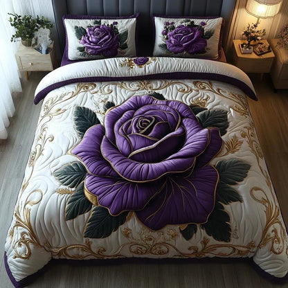 Mattress Duvet Cover Set of 3 Pieces – Violet Pink