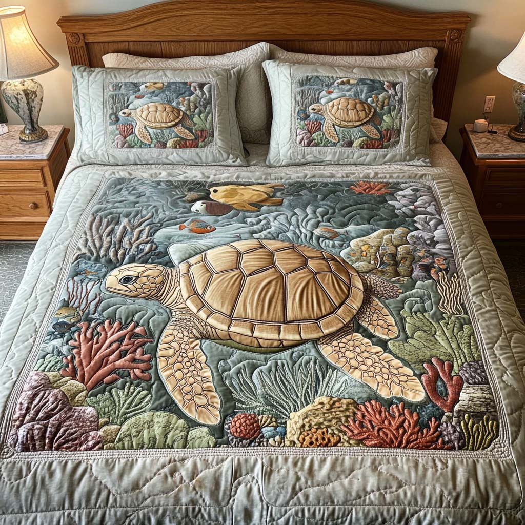 3-Piece Mattress Set – Sea Turtles
