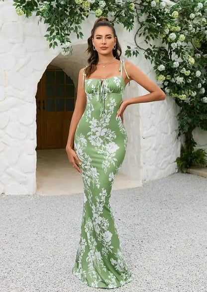 Klara™ | Floral Print Maxi Dress