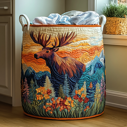 NAOMI | QUILTED HAND MADE LAUNDRY BASKET