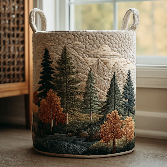 NAOMI | QUILTED HAND MADE LAUNDRY BASKET
