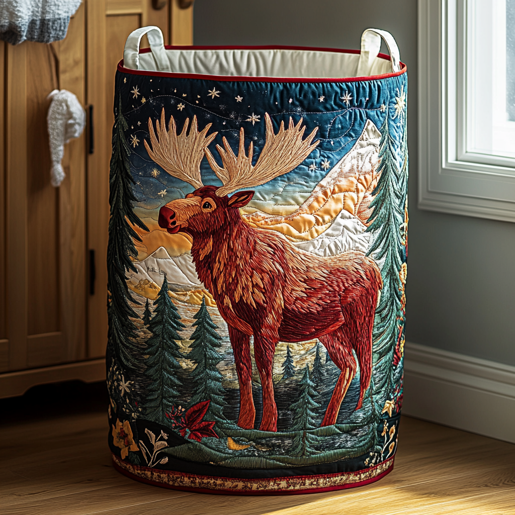 NAOMI | QUILTED HAND MADE LAUNDRY BASKET
