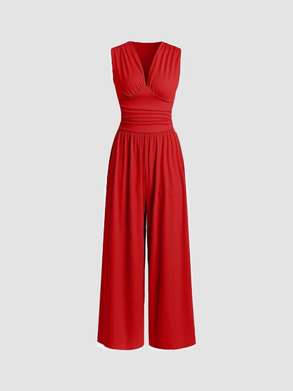 Zoe | Striped Sleeveless Jumpsuit