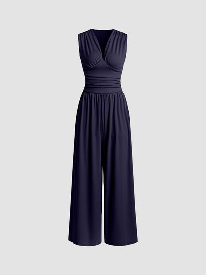 Zoe | Striped Sleeveless Jumpsuit