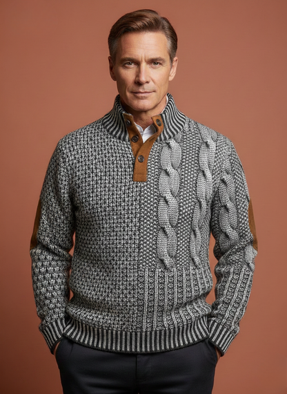 Otis™ | Stylish Textured Knit Jumper