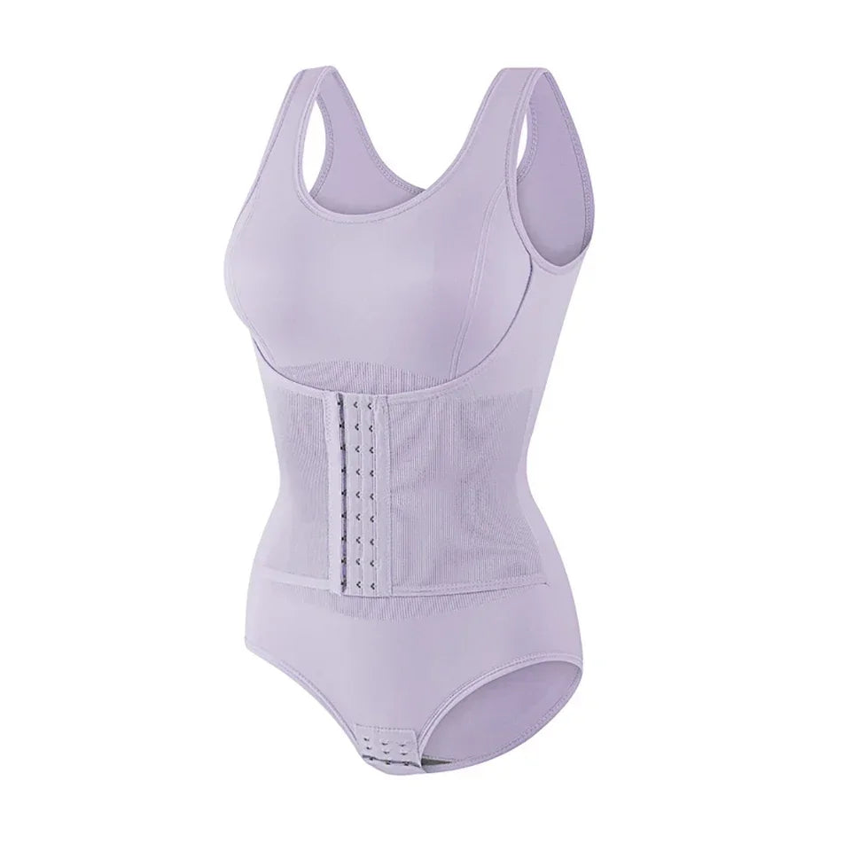 Sarah™ | Tummy-Control Shapewear Body with Band and Zip 10