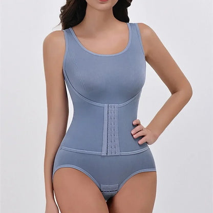 Sarah™ | Tummy-Control Shapewear Body with Band and Zip 4