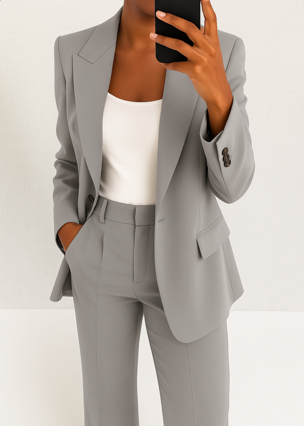 Tracey™ | Tailored Two-Piece Coat Suit with Blazer 2