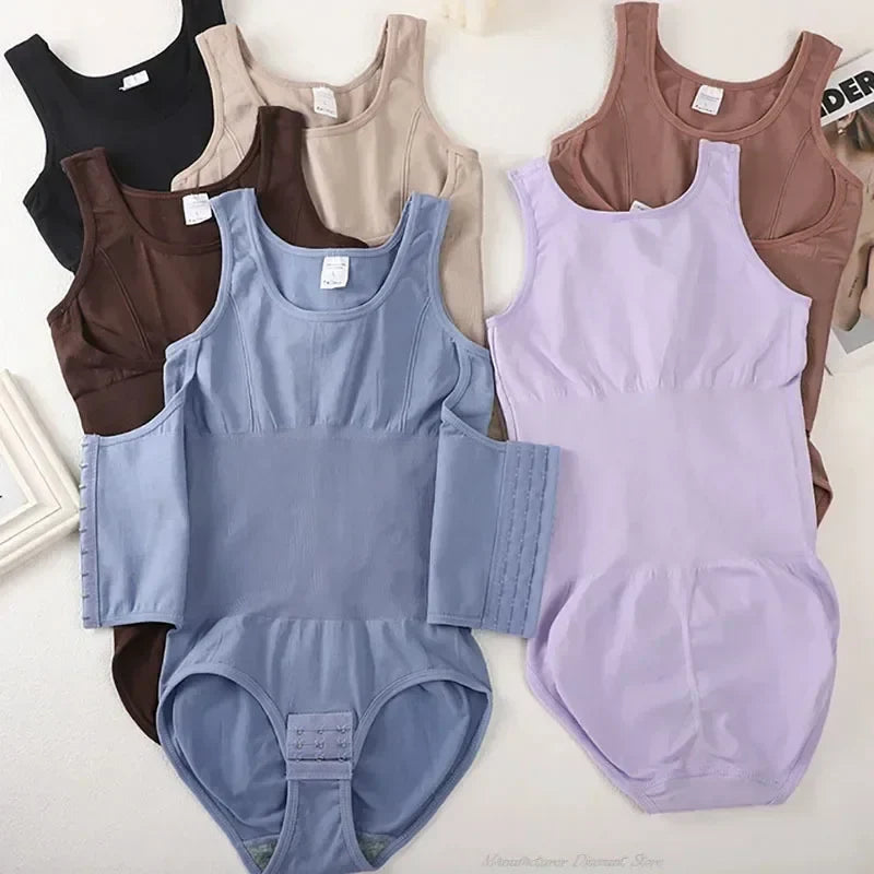Sarah™ | Tummy-Control Shapewear Body with Band and Zip 2