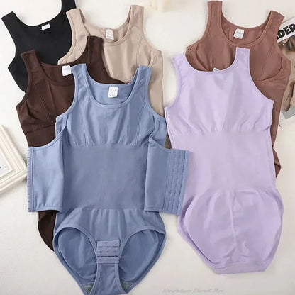 Sarah™ | Tummy-Control Shapewear Body with Band and Zip 2