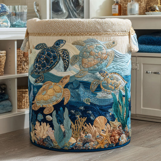 PEARL | SHELL SHINE HAND MADE LAUNDRY BASKET