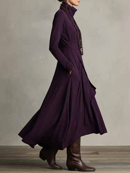 Susan™ | Vintage Asymmetrical Maxi Dress 3