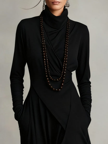 Susan™ | Vintage Asymmetrical Maxi Dress 7