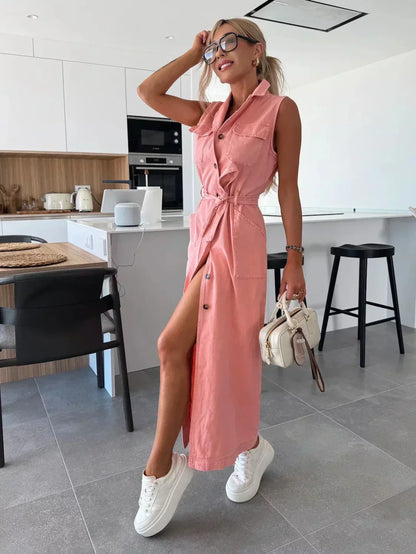 Lois™ | Denim Maxi Dress