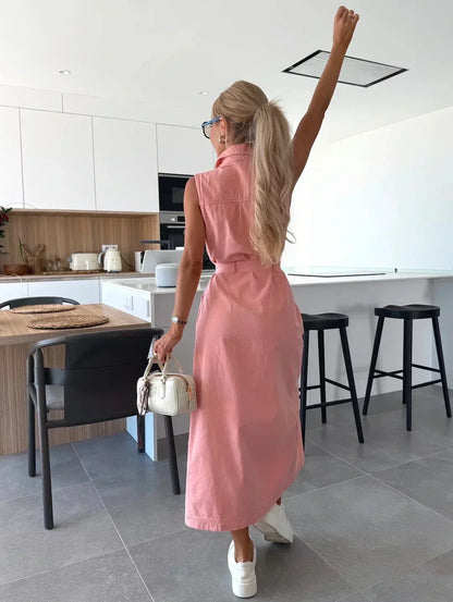 Lois™ | Denim Maxi Dress