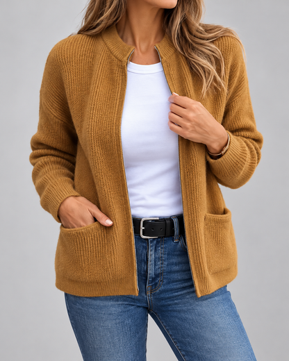 Jacqueline™ | Warm Knitted Gilet with Pockets