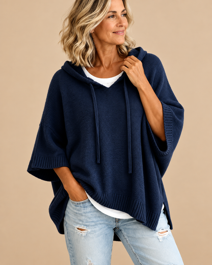 Sarah™ | Soft Hooded Poncho