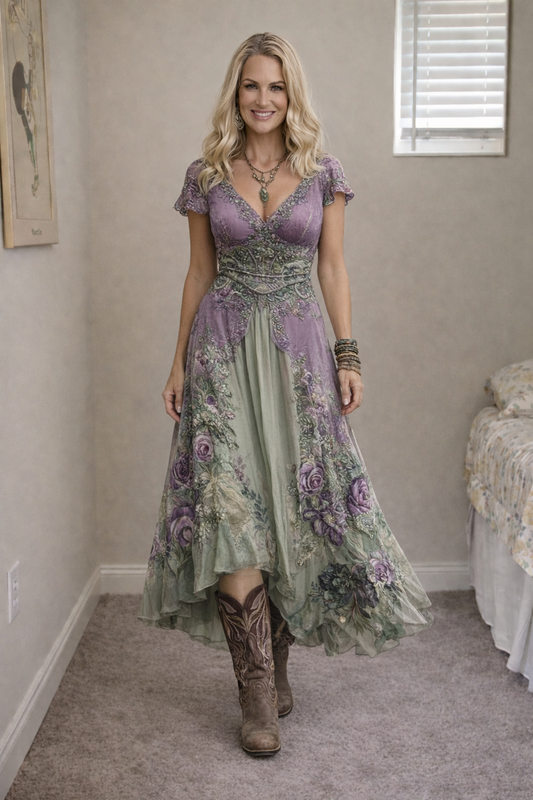 Jullia™ | Elegant Vintage-Inspired Boho Dress