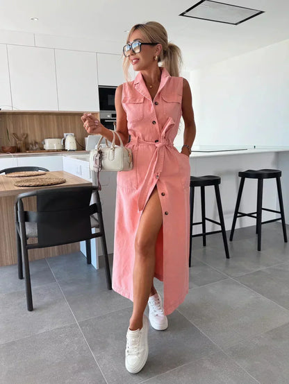 Lois™ | Denim Maxi Dress