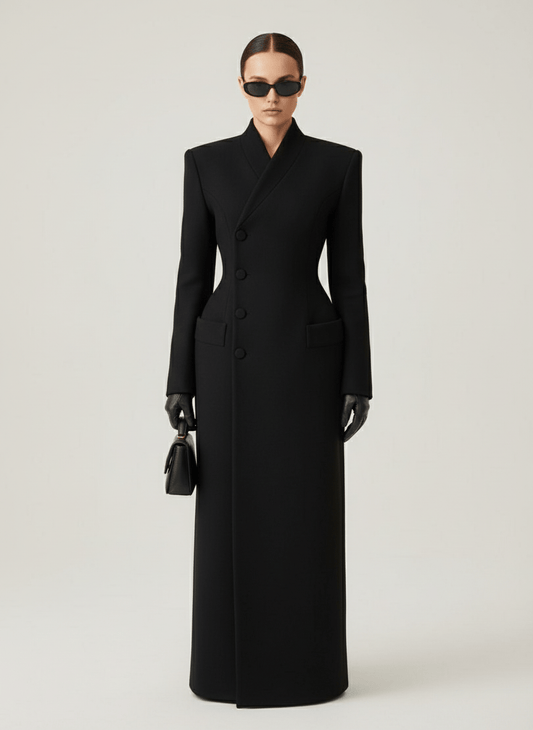 Sona™ | Elegant Structured Long Coat