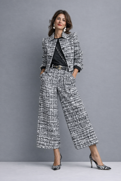 Isabelle | Tweed Set for Cold Days