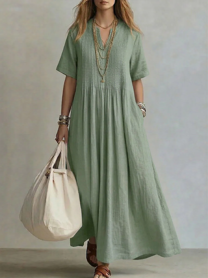Noor™ | Elegant Pleated Dress