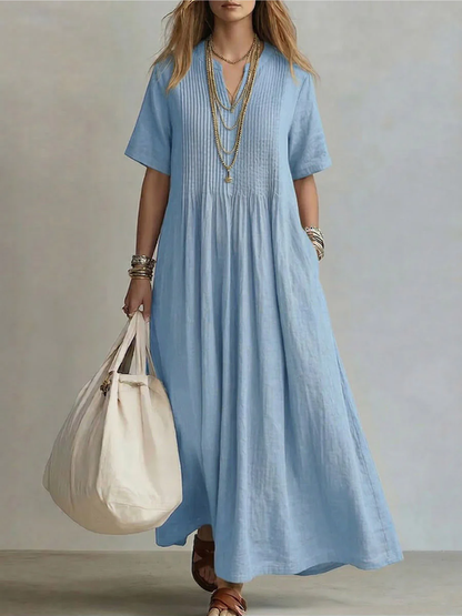 Noor™ | Elegant Pleated Dress