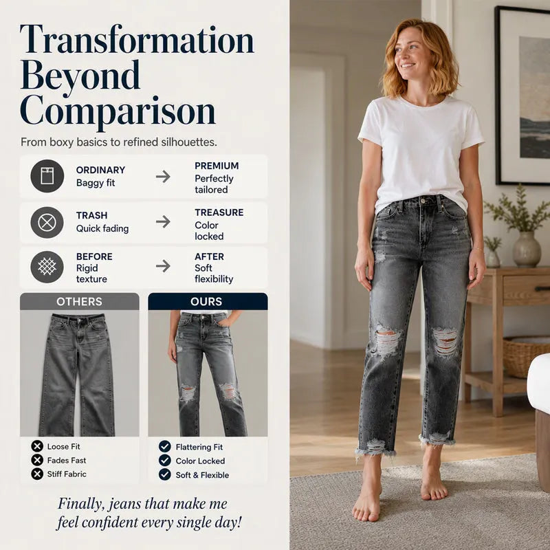 Karen™ | Trendy Ripped Jeans