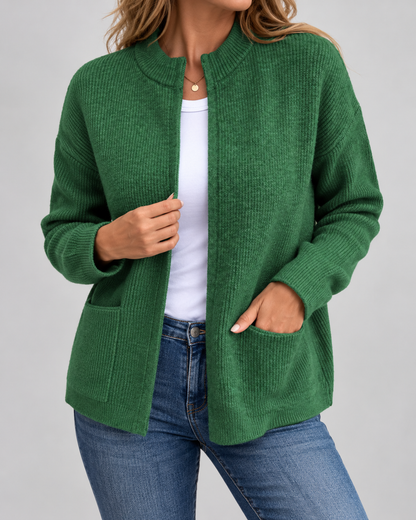 Jacqueline™ | Warm Knitted Gilet with Pockets