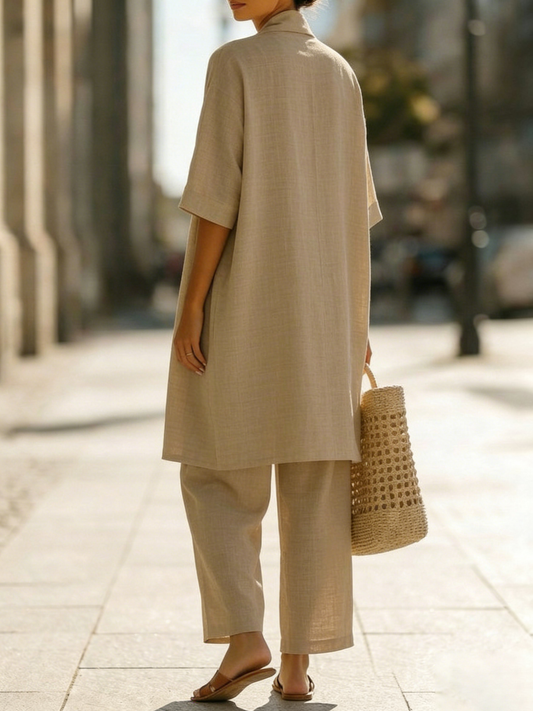 Alice | Three-Piece Linen Set