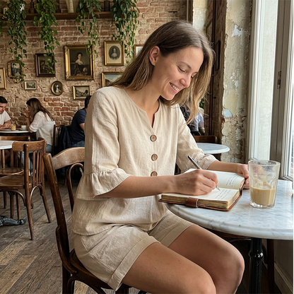 Margaux™ | Casual Tummy-Flattering Two-Piece Set with Shorts