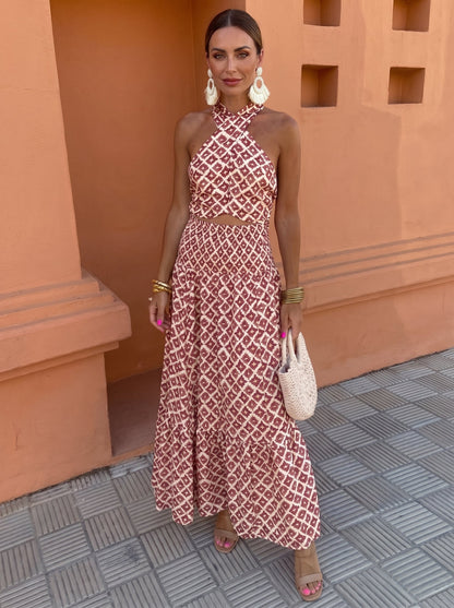 Rosie | Set with Ruffled Skirt